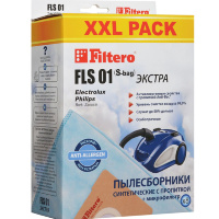 Мешки пылесборники Filtero FLS 01 XXL для пылесоса Electrolux, Philips, AEG,Bork 8 шт