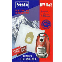 Мешки пылесборники Vesta RW 04S для пылесосов Rowenta, Moulinex, Tefal