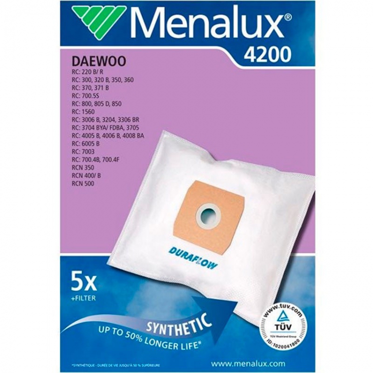 Мешки для пылесоса Daewoo, Menalux 4200, арт. 4200