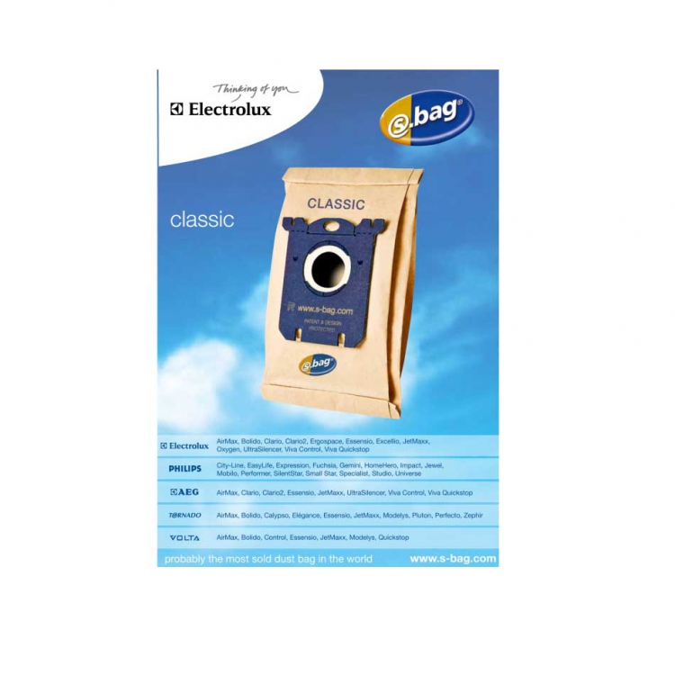 Мешки пылесборники для пылесоса Electrolux E200 CLASSIC, E200B